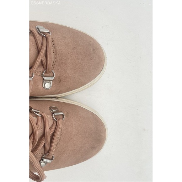 GBG Los Angeles Pink lined lace‎ up winter boots - Size 8 - Picture 6 of 6